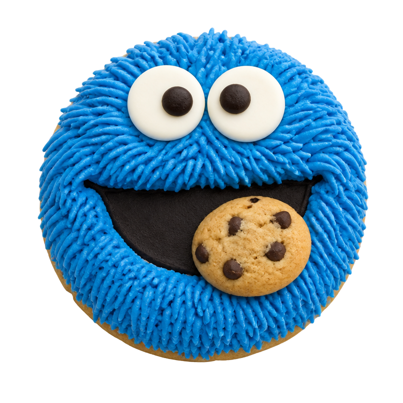 Cookie Monster cookie